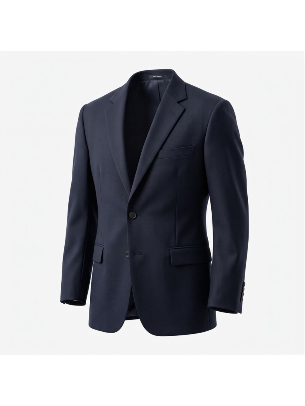 Jos. A. Bank Men’s Black Wool Cashmere Suit Jacket 2-Button Notch 46L